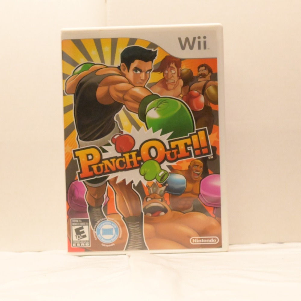 Punch-Out CIB Nintendo Wii Complete w/ Case Manual Game Preview Card Disc